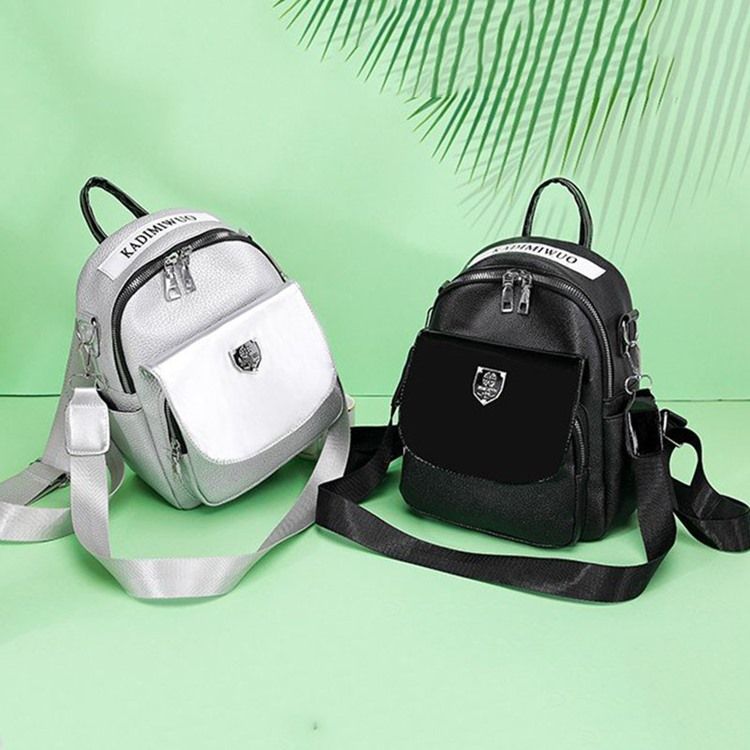 Thread Pu Letter Rucksack