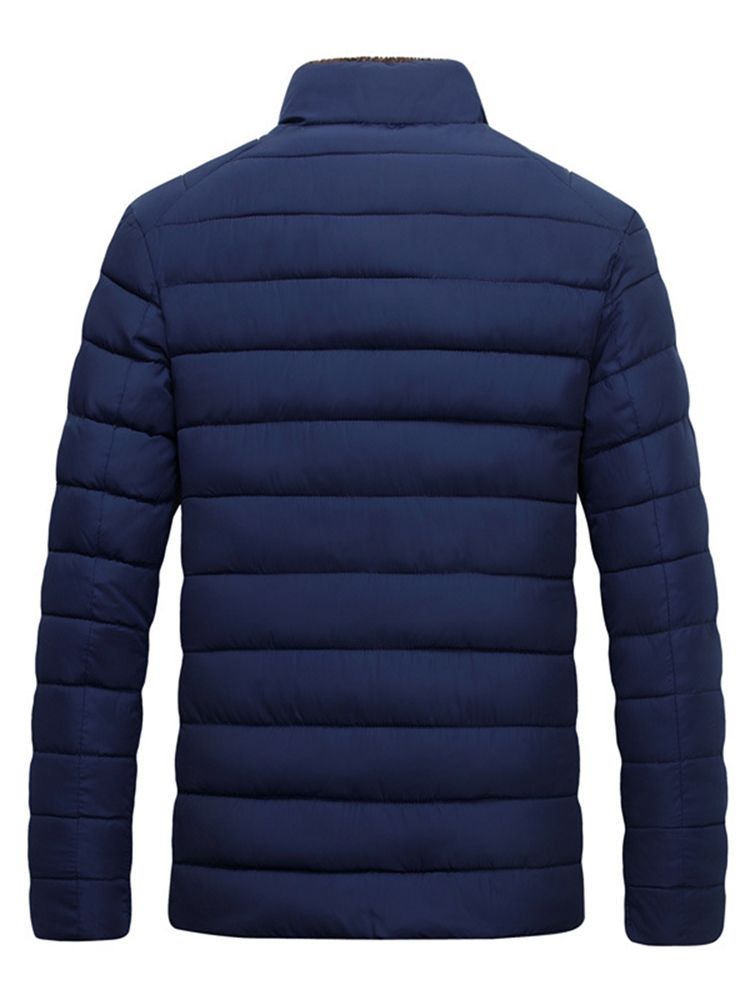 Plain Stehkragen Verdicken Warm Vogue Herren Wintermantel