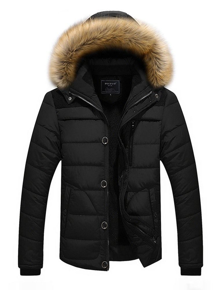 Standard Casual Herren Daunenjacke Mit Reißverschluss