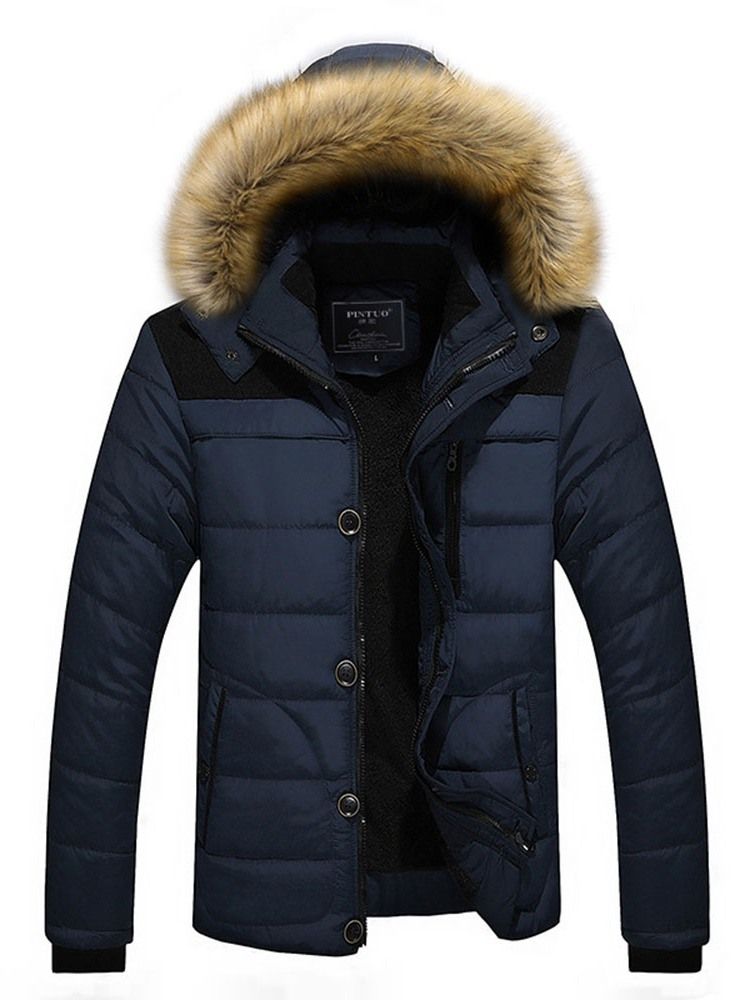 Standard Casual Herren Daunenjacke Mit Reißverschluss