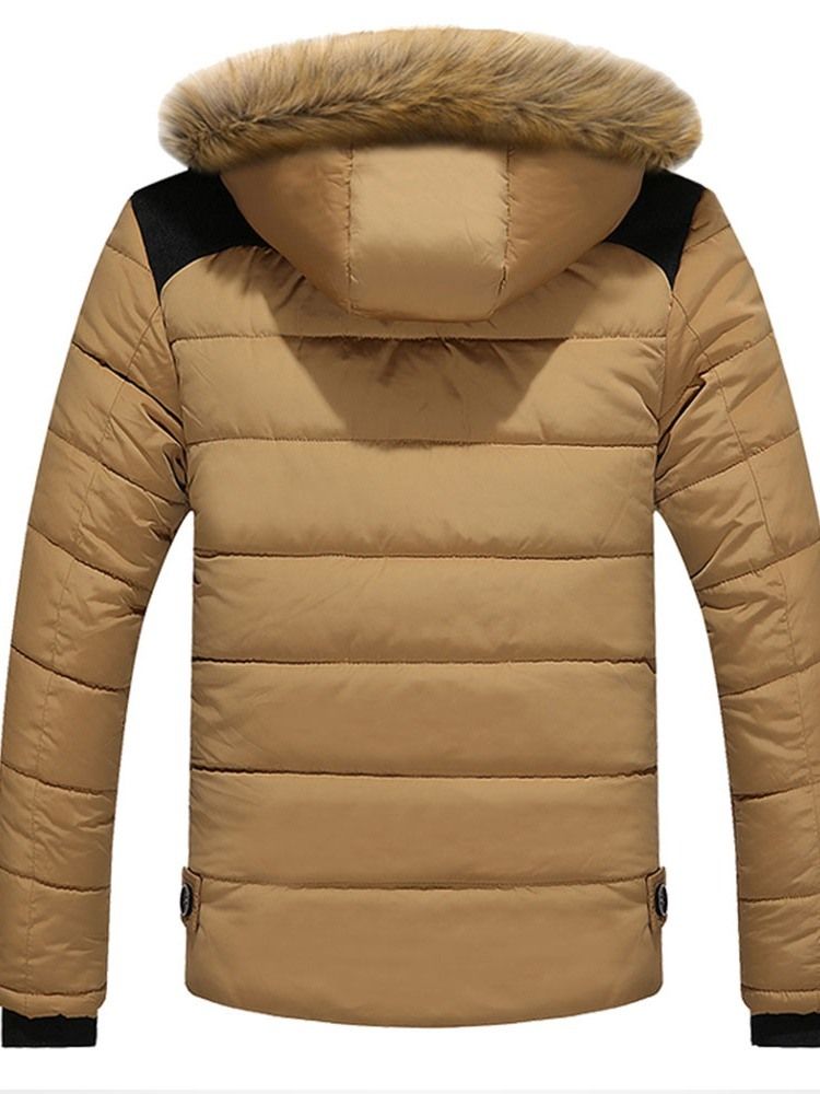 Standard Casual Herren Daunenjacke Mit Reißverschluss