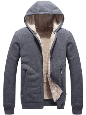 Zipper Standard Kapuzen Casual Herren Daunenjacke