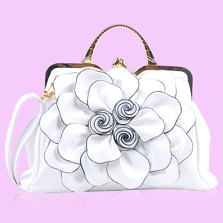 All Match Rose Verzierte Handtasche