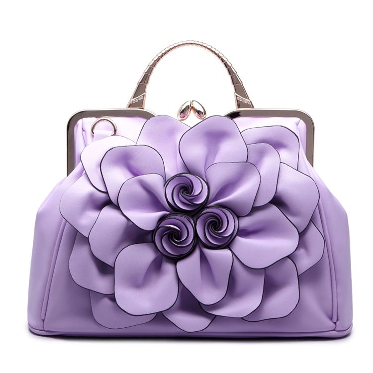 All Match Rose Verzierte Handtasche