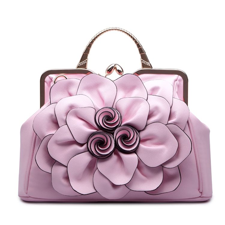 All Match Rose Verzierte Handtasche