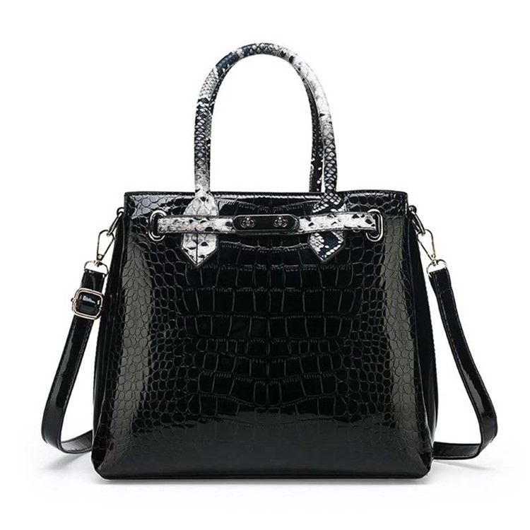 Alligator Thread Pu Square Handtasche