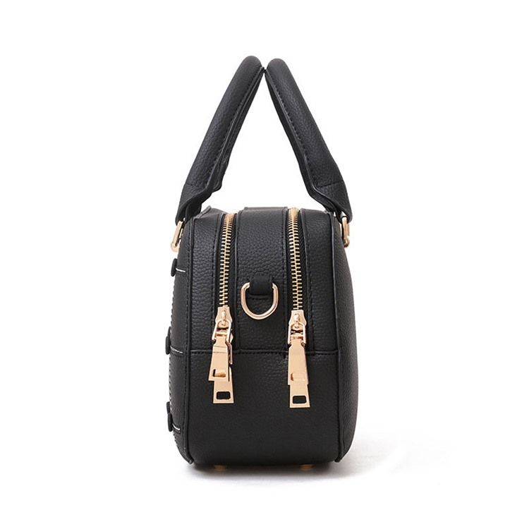 Casual Plaid Zipper Damen Sattel Handtasche