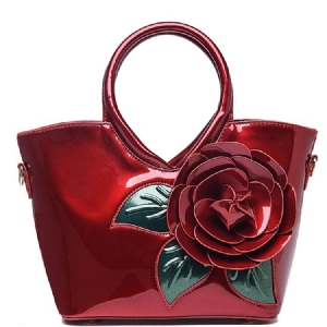 Ladylike Vivid Flower Verzierte Handtasche