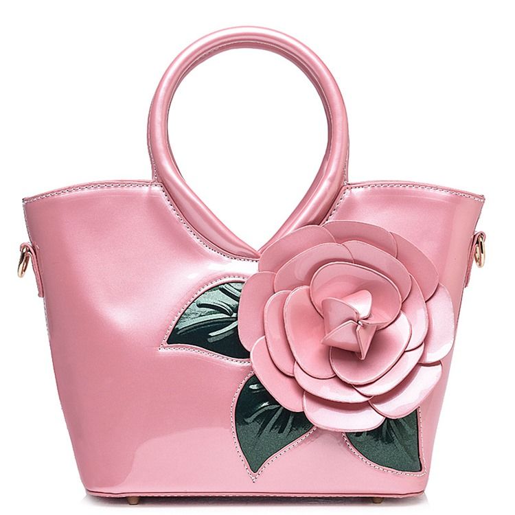 Ladylike Vivid Flower Verzierte Handtasche