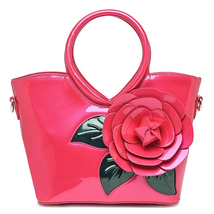 Ladylike Vivid Flower Verzierte Handtasche