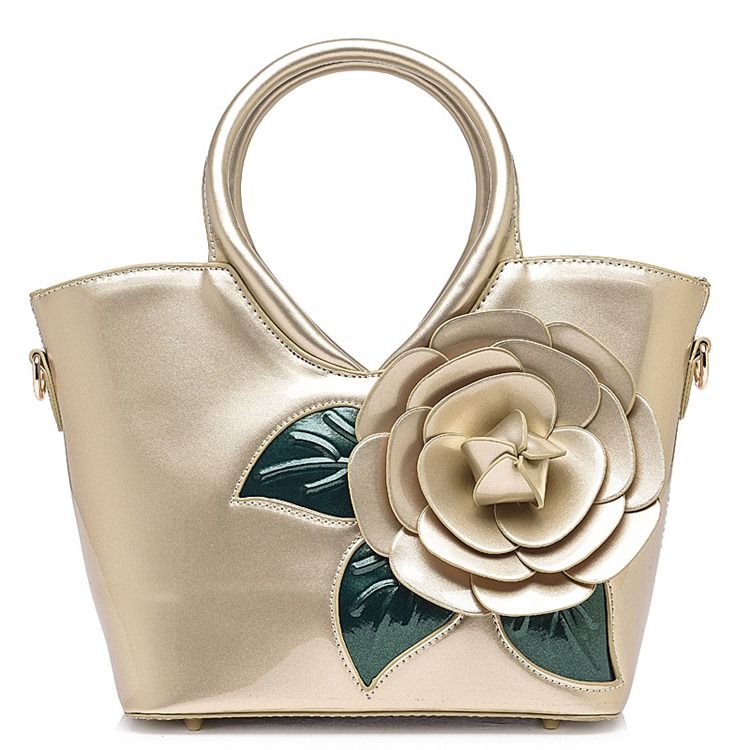 Ladylike Vivid Flower Verzierte Handtasche