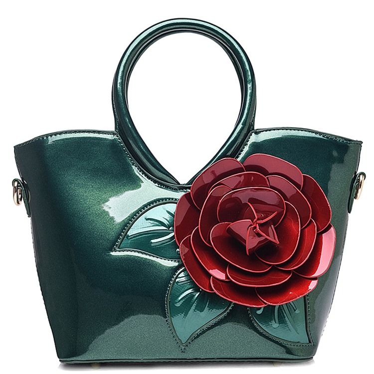 Ladylike Vivid Flower Verzierte Handtasche