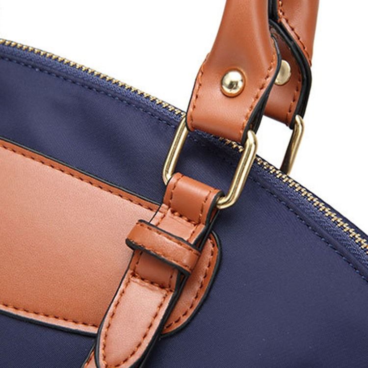 Lässige Oxford-reißverschluss-handtasche (zwei Taschen)