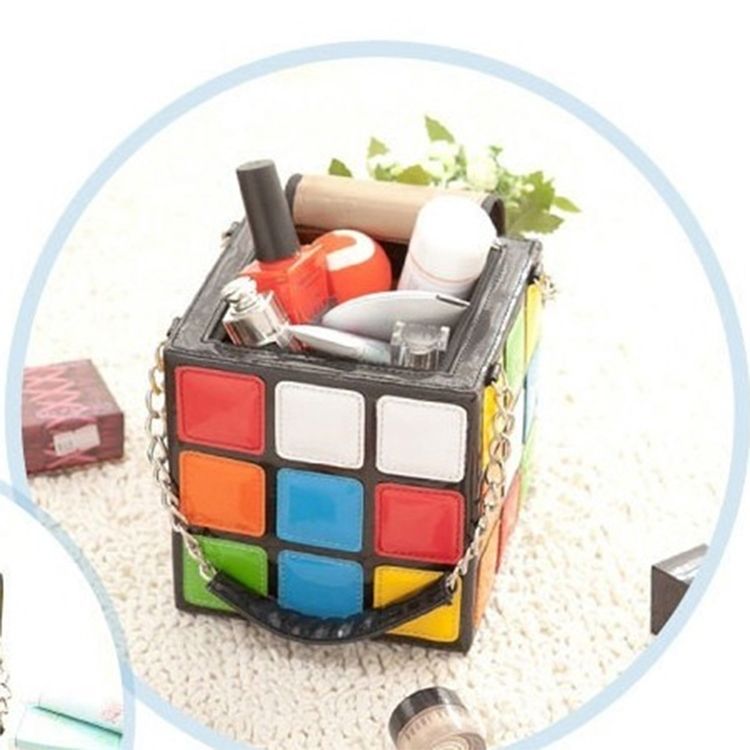 Magic Cube Design Handtasche