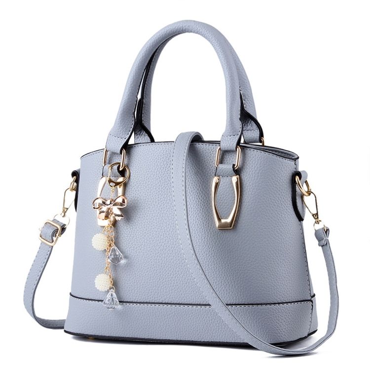 Pure Color Pearl Verzierte Handtasche