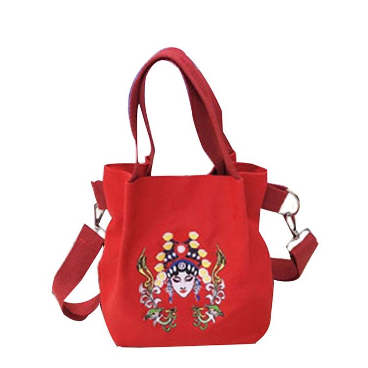 Tote Bags Im Cartoon-stil Mit Leinwanddruck