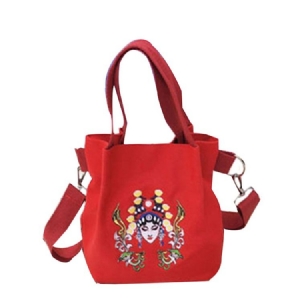 Tote Bags Im Cartoon-stil Mit Leinwanddruck