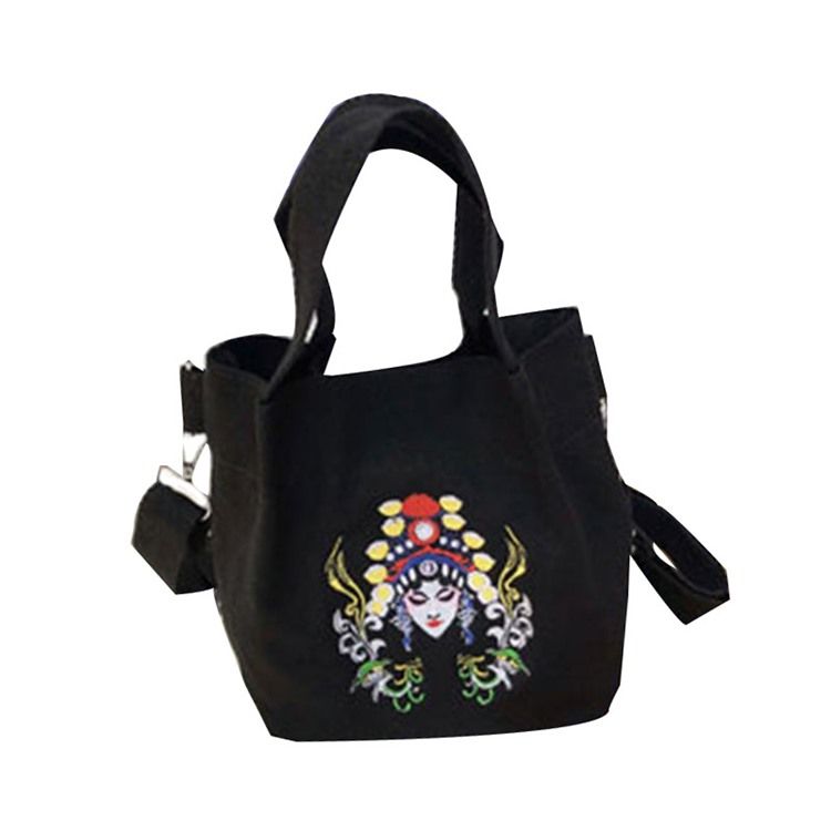 Tote Bags Im Cartoon-stil Mit Leinwanddruck