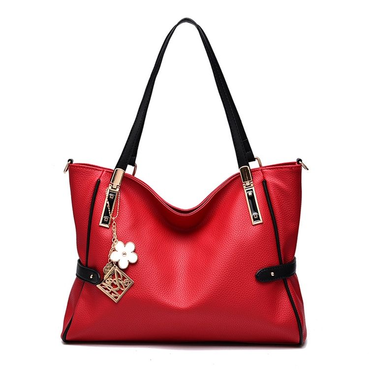 Vogue Einfarbige Pu-handtasche