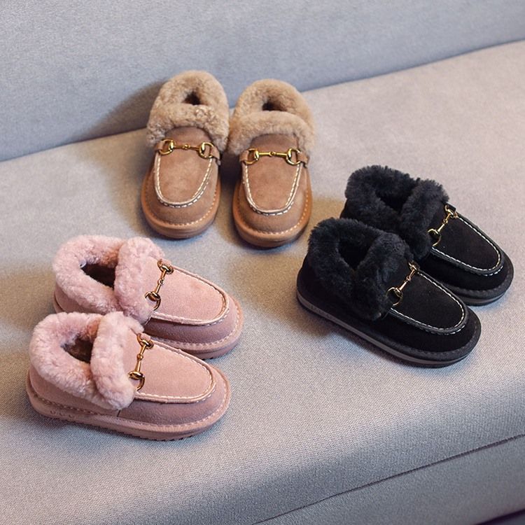 Baby-winterschuhe Mit Runder Zehenpartie