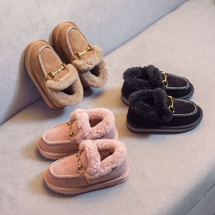 Baby-winterschuhe Mit Runder Zehenpartie