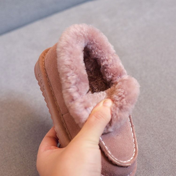 Baby-winterschuhe Mit Runder Zehenpartie