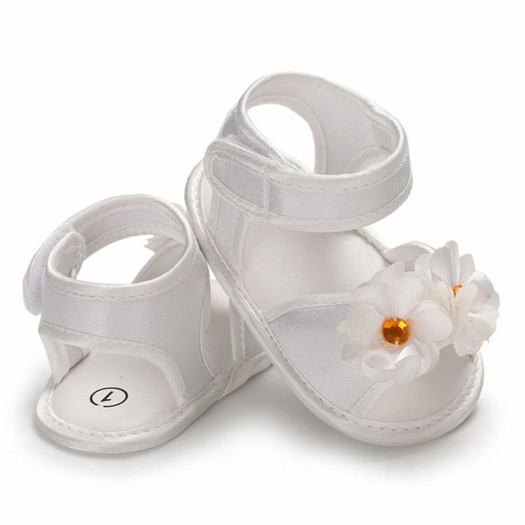 Babyschuhe Mit 3d-blumenklettverschluss