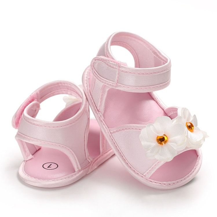 Babyschuhe Mit 3d-blumenklettverschluss