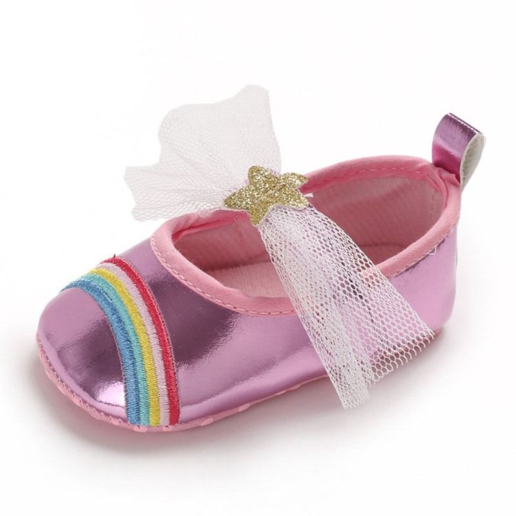 Babyschuhe Mit Schleifenstickerei