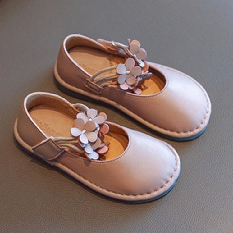 Einfache Runde Zehen-herbst-baby-prinzessin-schuhe