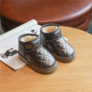 Pu Slip-on Baby Winterstiefel