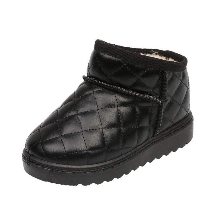 Pu Slip-on Baby Winterstiefel