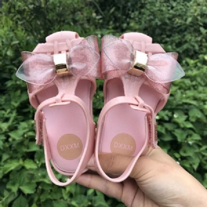 Pvc Bowknot Babyschuhe