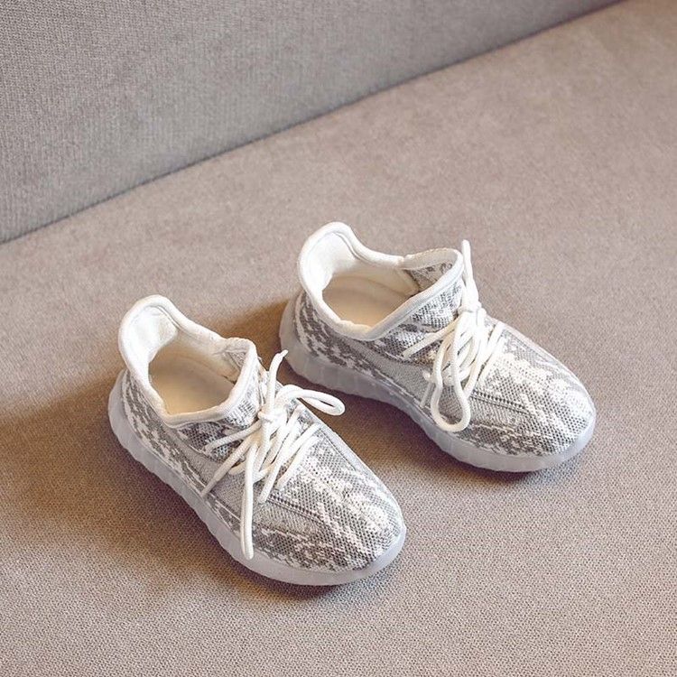 Runde Lässige Faden-baby-sneakers