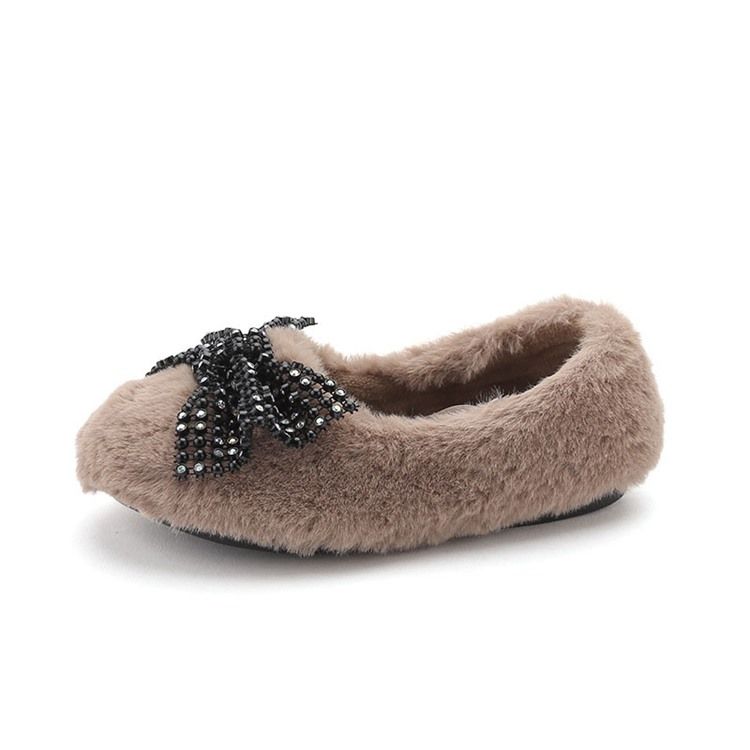 Schleife Mit Runder Zehenpartie Prinzessin Baby Winterschuhe