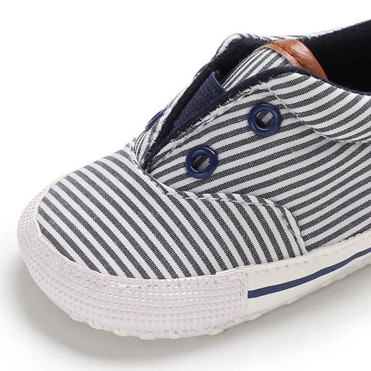 Slip-on Babyschuhe Mit Streifen