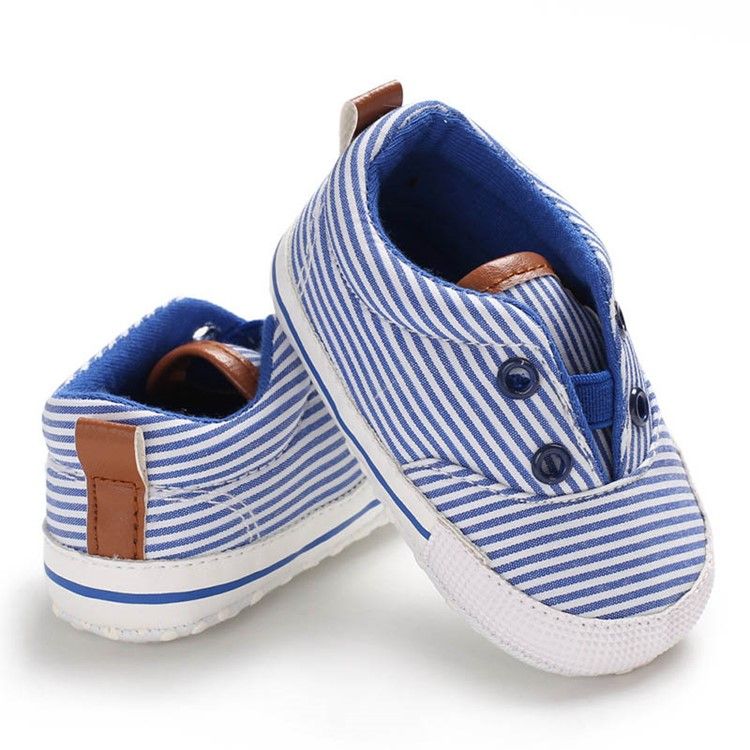 Slip-on Babyschuhe Mit Streifen