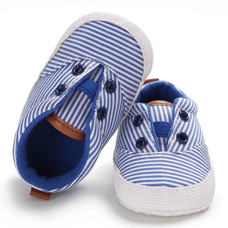 Slip-on Babyschuhe Mit Streifen