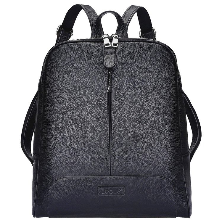 Plain Casual Zipper Medium Rucksack