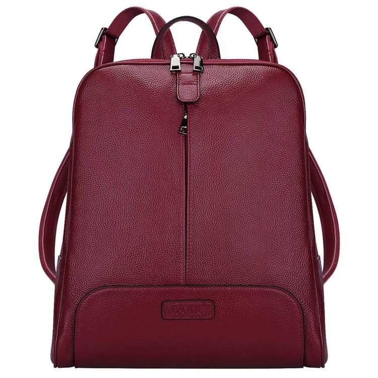 Plain Casual Zipper Medium Rucksack