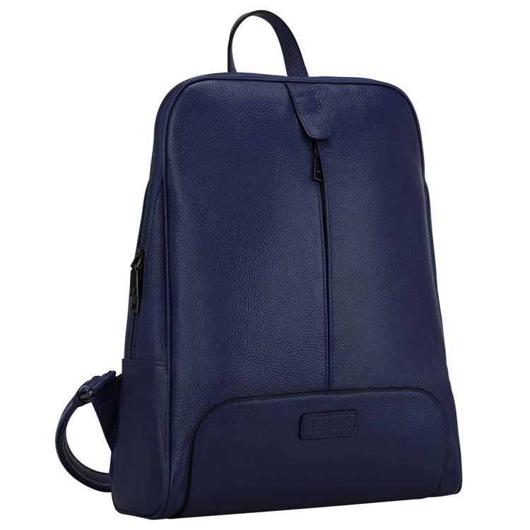 Plain Casual Zipper Medium Rucksack