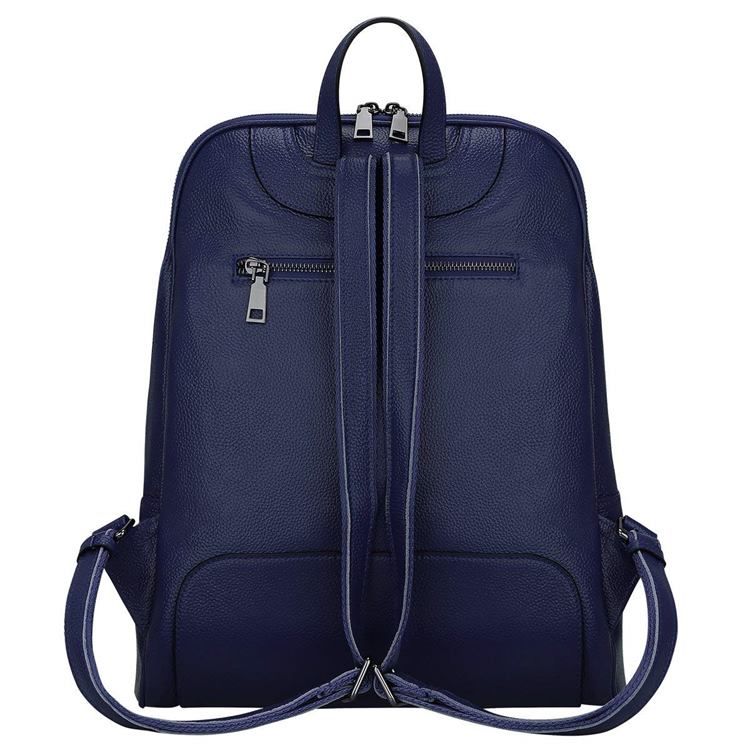 Plain Casual Zipper Medium Rucksack