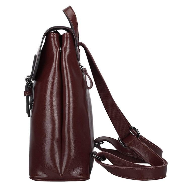 Pu Plain Blet Damen Rucksack