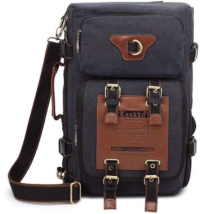 Wandertasche Aus Canvas Im Retro-stil