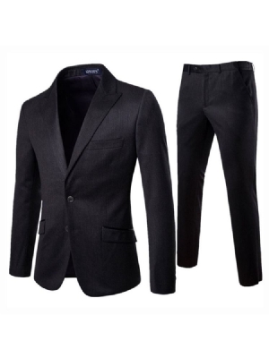 Einreihiger Blazer Herren 2-teiler Anzug