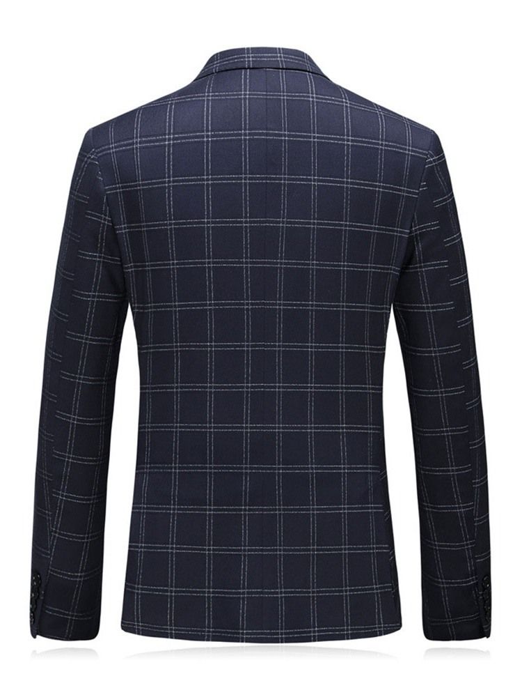 Fashion Plaid Blazer Herren Anzug