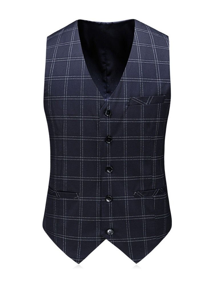 Fashion Plaid Blazer Herren Anzug