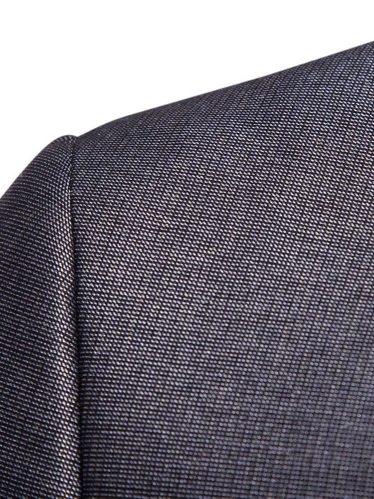 Plain Einreihiger Pocket Blazer Herren Freizeitanzug