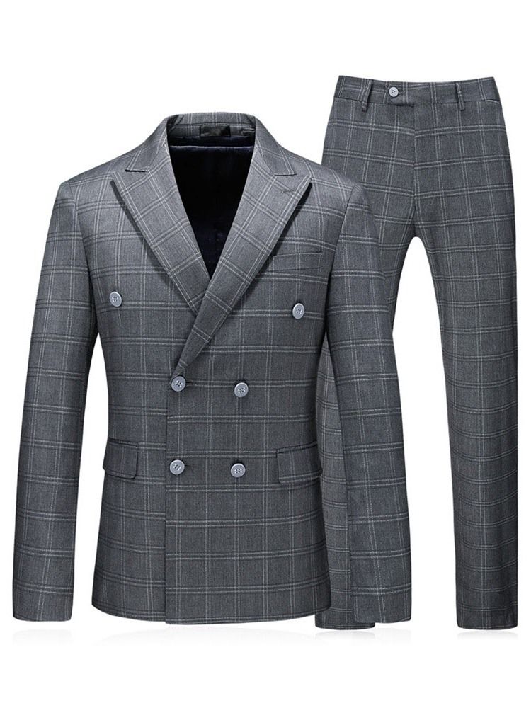 Zweireihiger Fashion Blazer Herren Anzug