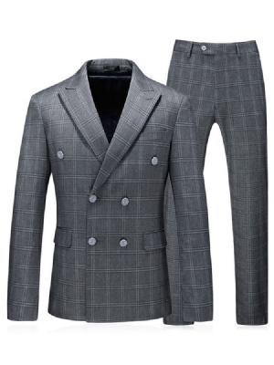 Zweireihiger Fashion Blazer Herren Anzug